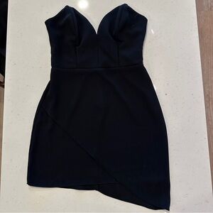 Amanda Uprichard Black Bodice Dress Size Medium